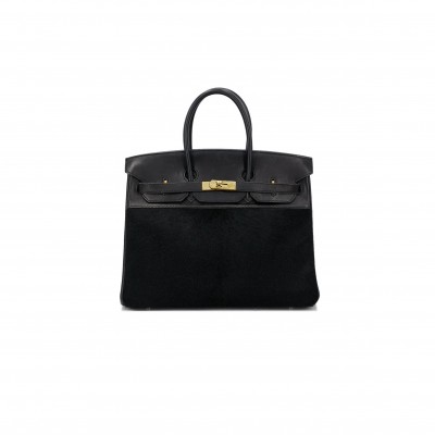 HERMES BIRKIN 25 TOGO BLACK BAG 2376734 (25*20*13cm)